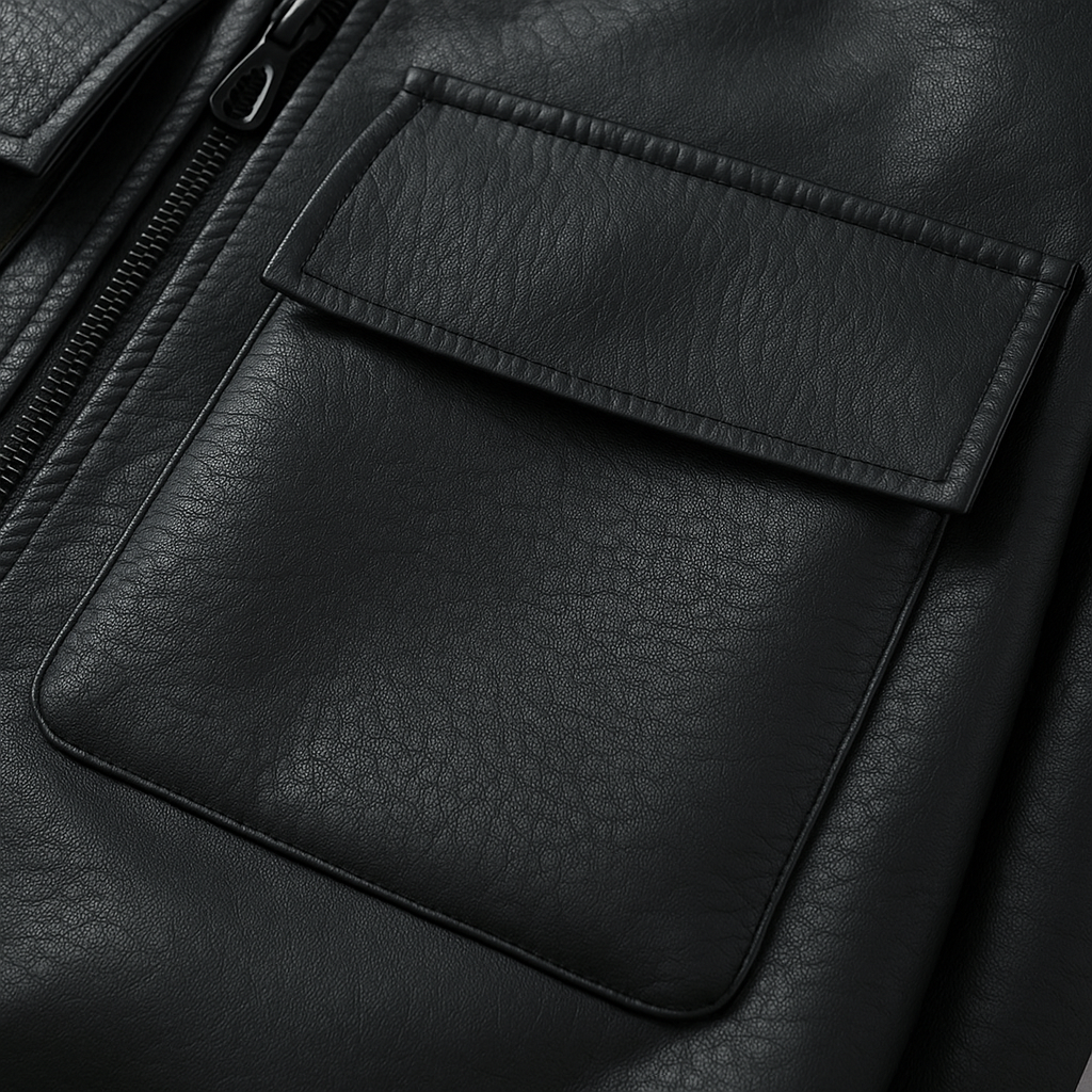 Blouson aviateur en cuir Valiant