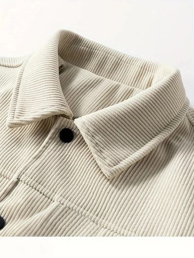 Veste pour homme en velours côtelé