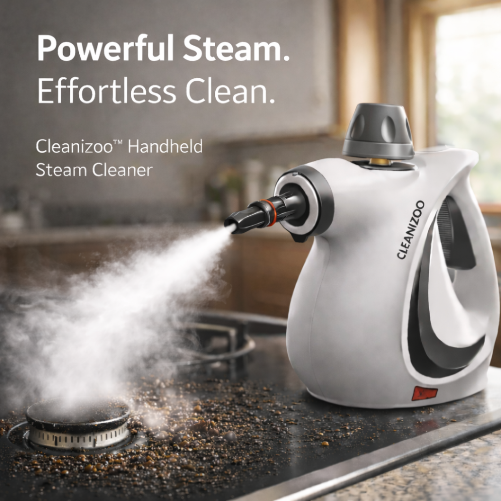 Cleanizoo™ Handheld Pressurized Steam Cleaner