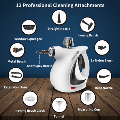 Cleanizoo™ Handheld Pressurized Steam Cleaner
