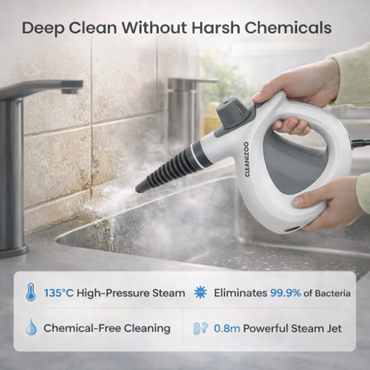 Cleanizoo™ Handheld Pressurized Steam Cleaner