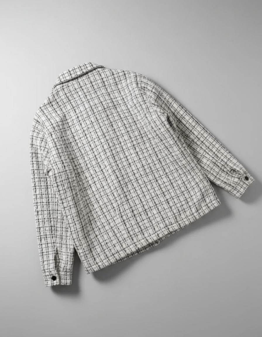 Veste-chemise en tweed Heritage