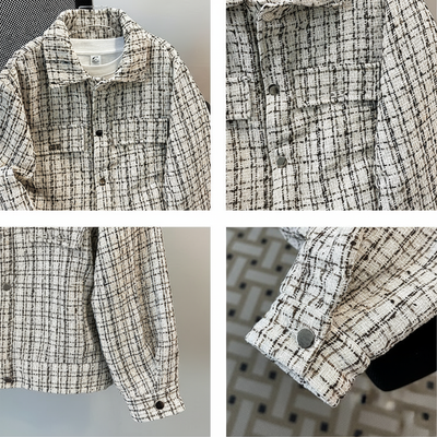 Veste-chemise en tweed Heritage